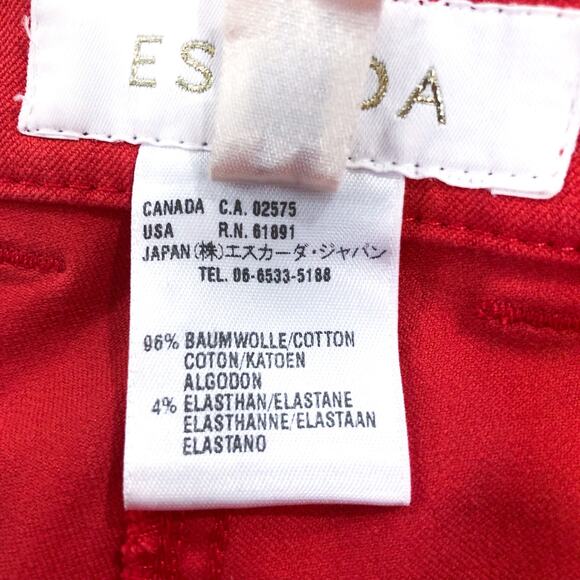 Escada Coral Raw Hem Denim Pants - Picture 7 of 14
